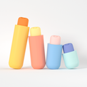 Wholesale Empty Soft Touch Disc Cap HDPE Plastic Shampoo and Conditioner Bottles
