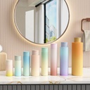 Custom Gradient Color Plastic Bottle With Patent Anti-Theft Disc Cap For Cosmetic Shampoo