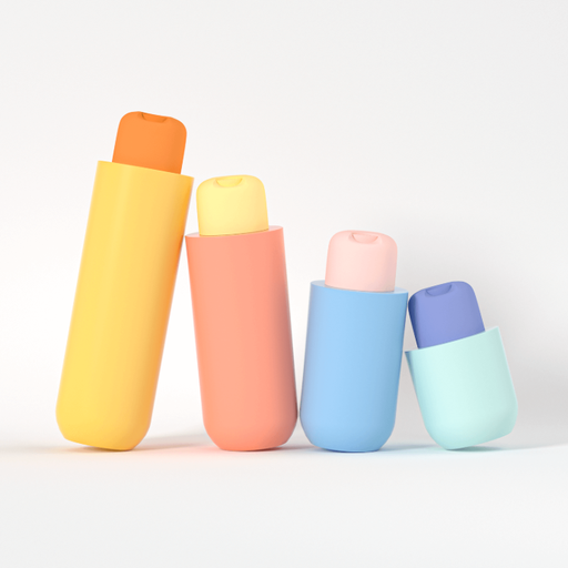 Wholesale Empty Soft Touch Disc Cap HDPE Plastic Shampoo and Conditioner Bottles