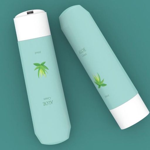 超好质量200ml可倒放芦荟胶软塑料管身体乳挤压包装瓶
