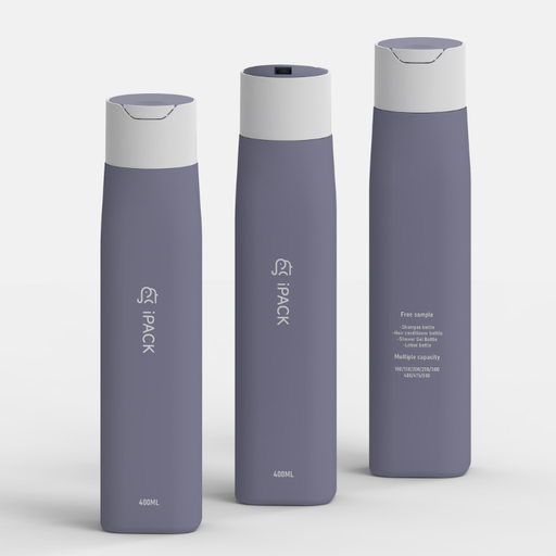 薰衣草紫可定制颜色 防漏护肤品包装 400毫升塑料护肤品乳液沐浴露包装瓶