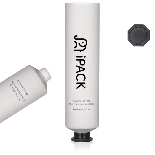 Custom Soft 100ml 120ml 150ml 200ml Round Flip Lid Cosmetic Cream Tube squeeze plastic tubes