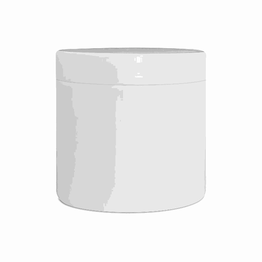custom empty 50g 200g 500g PET wide mouth skincare cosmetic frosted plastic jars with lid