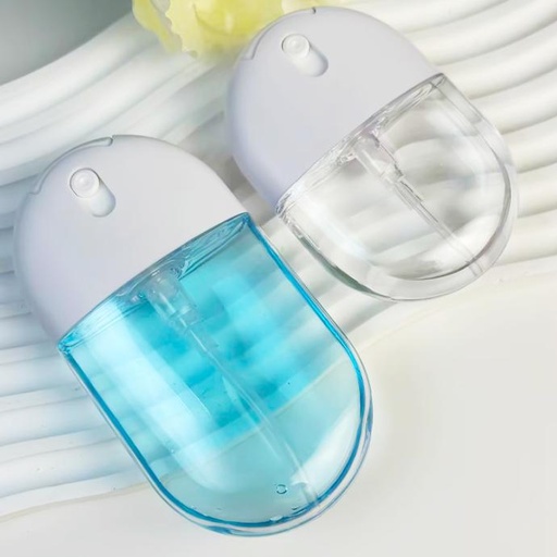 Refillable Empty Plastic Hand Sanitizer Perfume Bottle Portable Spray Bottle 50ml